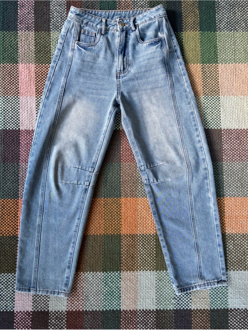 Barrel jeans, S or 26